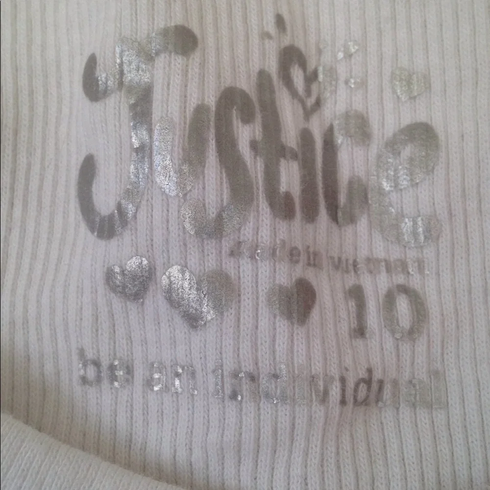 FINAL MARKDOWN Girl's Justice Sequined Gymnastics tank 10